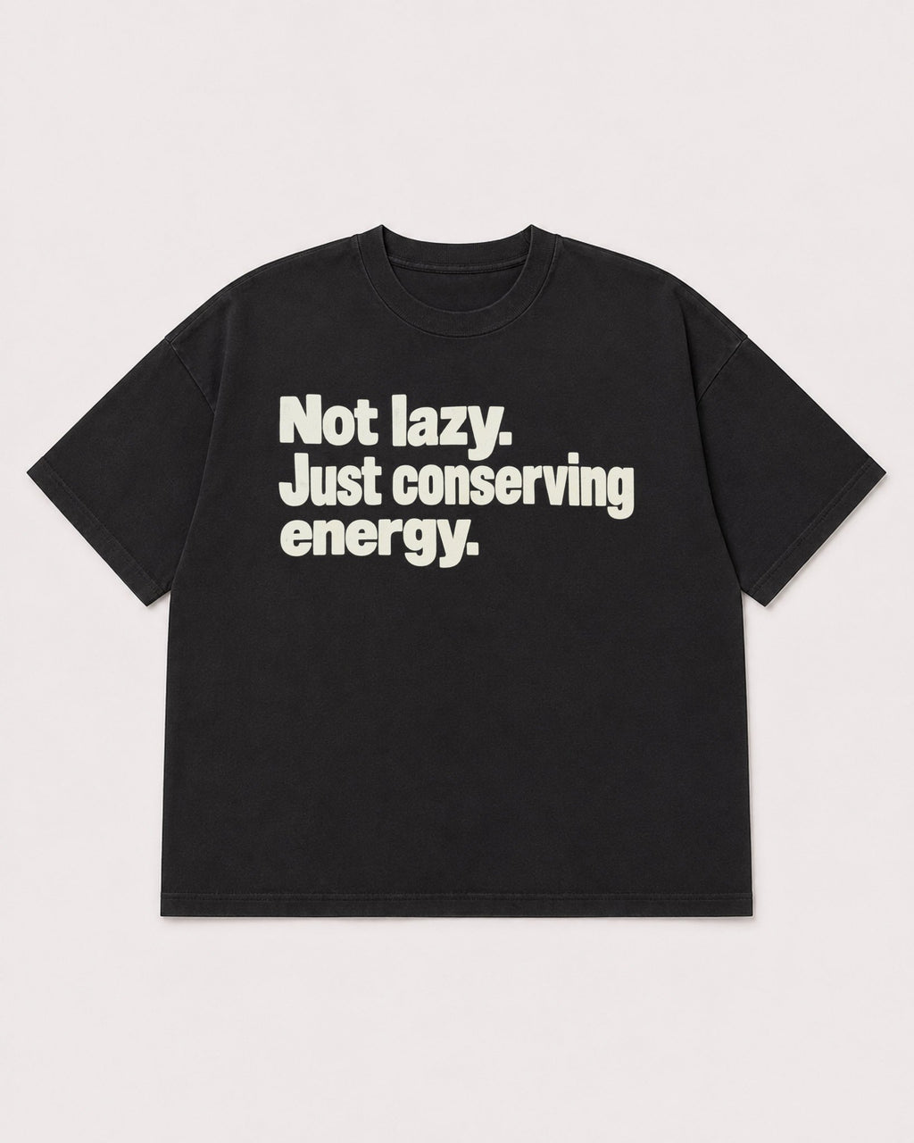 Mockup Boxy Heavyweight Tee Black product