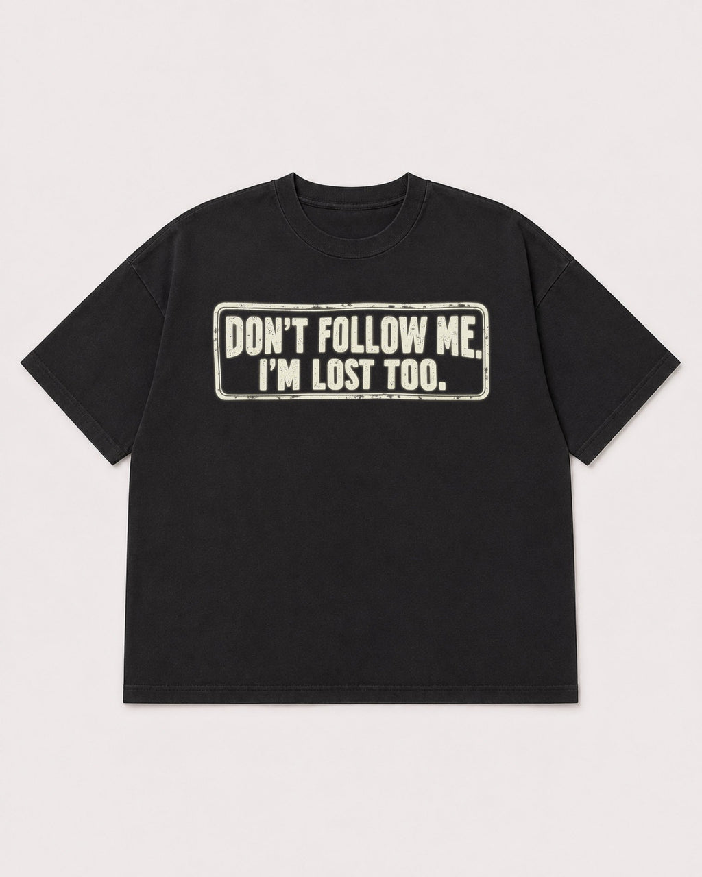 Mockup Boxy Heavyweight Tee Black product