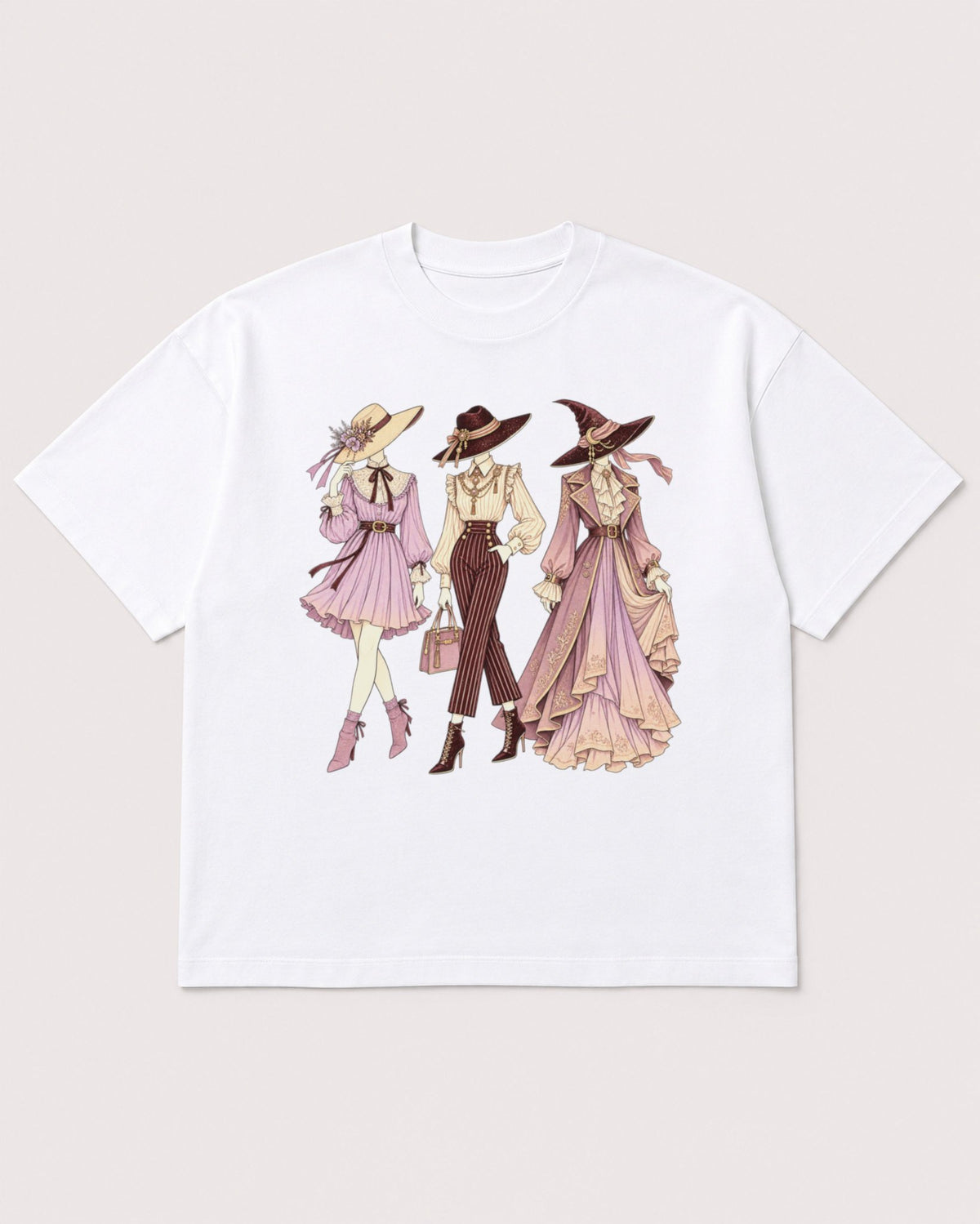 Mockup Boxy Heavyweight Tee White product