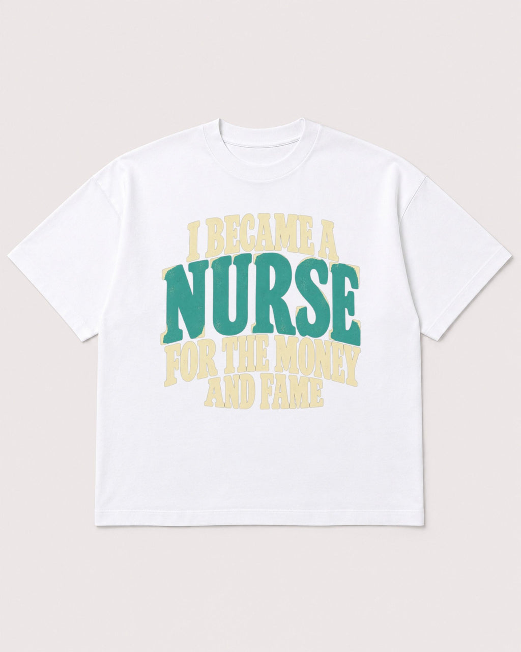 Mockup Boxy Heavyweight Tee White product