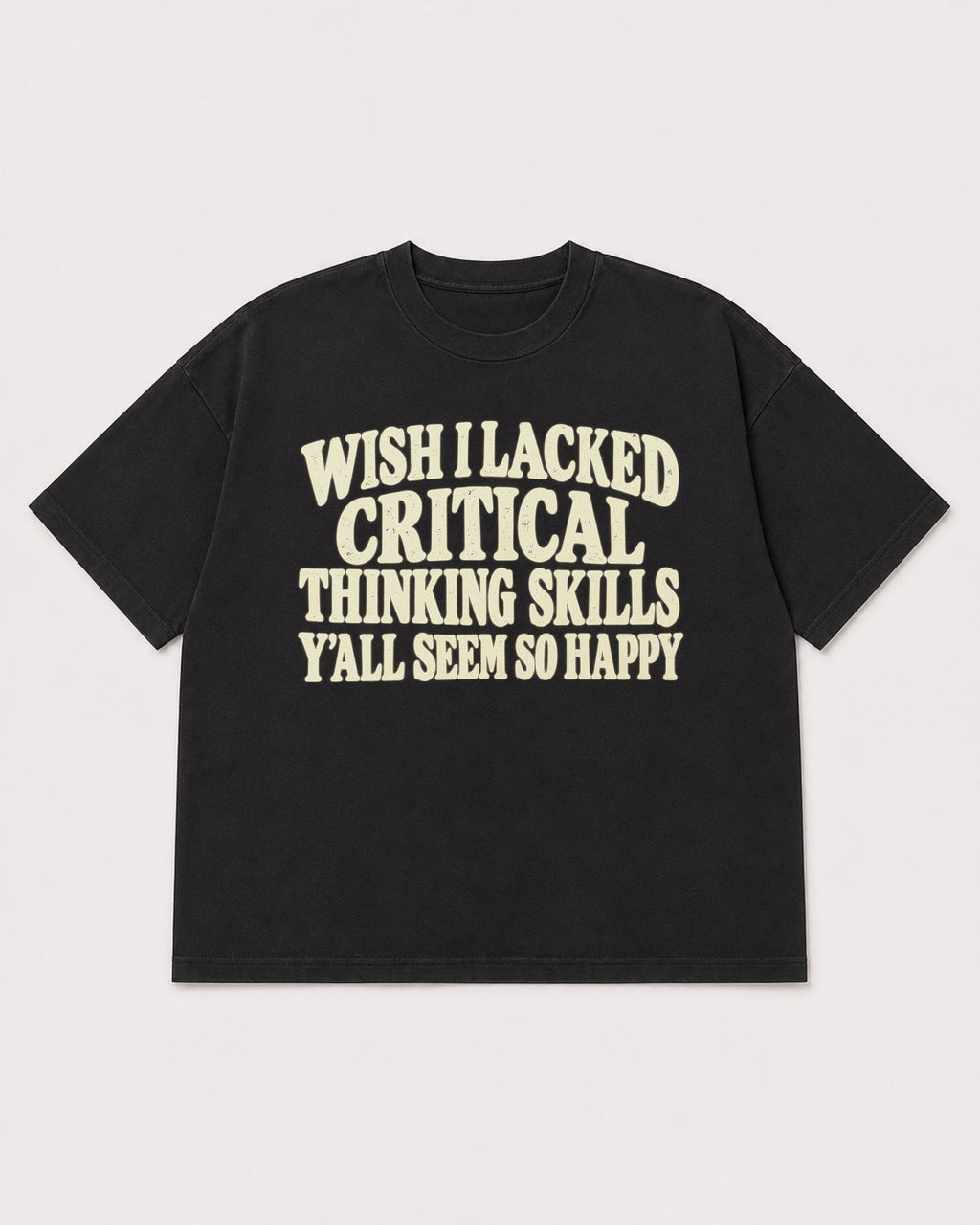 Mockup Boxy Heavyweight Tee Black product