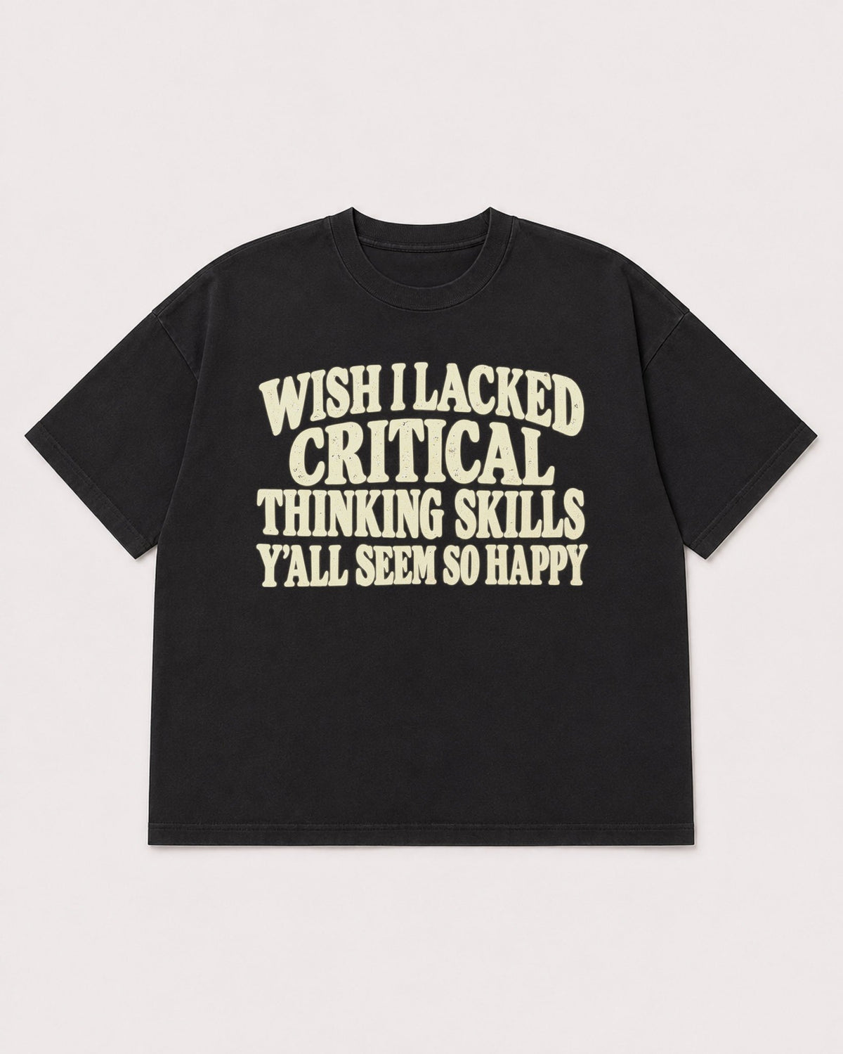 Mockup Boxy Heavyweight Tee Black product