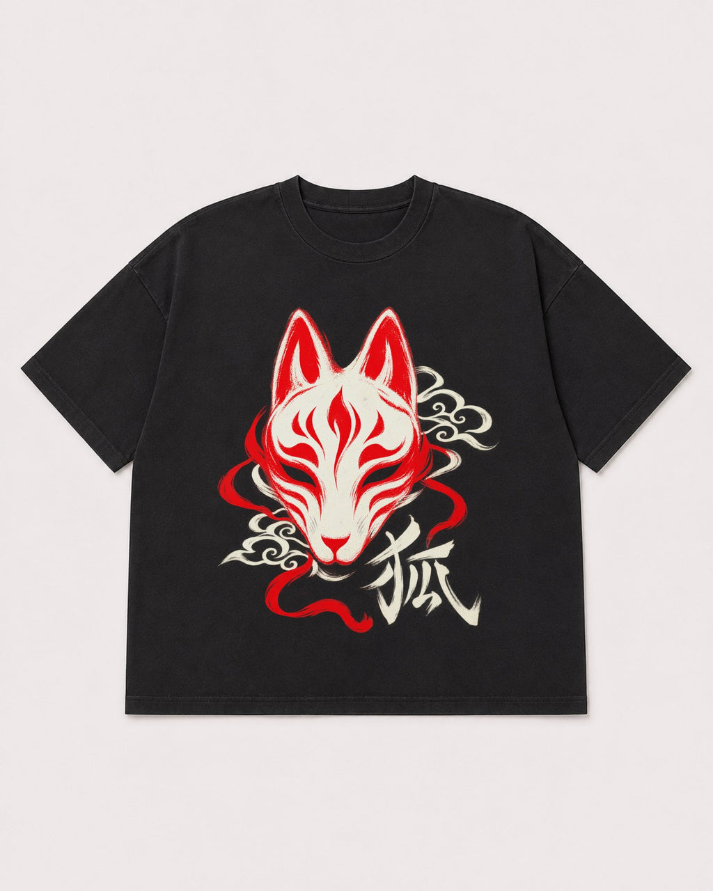 Mockup Boxy Heavyweight Tee Black product
