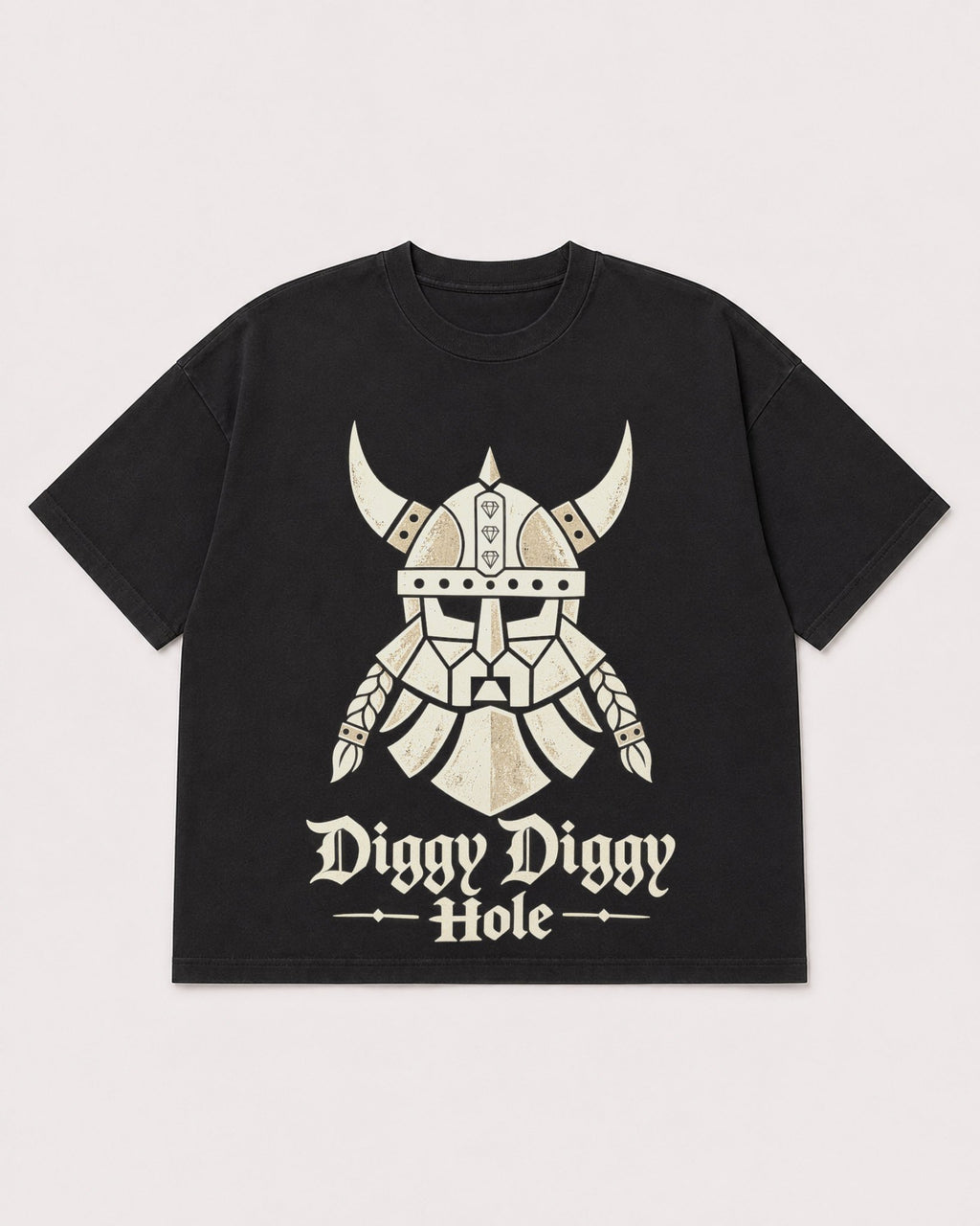 Mockup Boxy Heavyweight Tee Black product