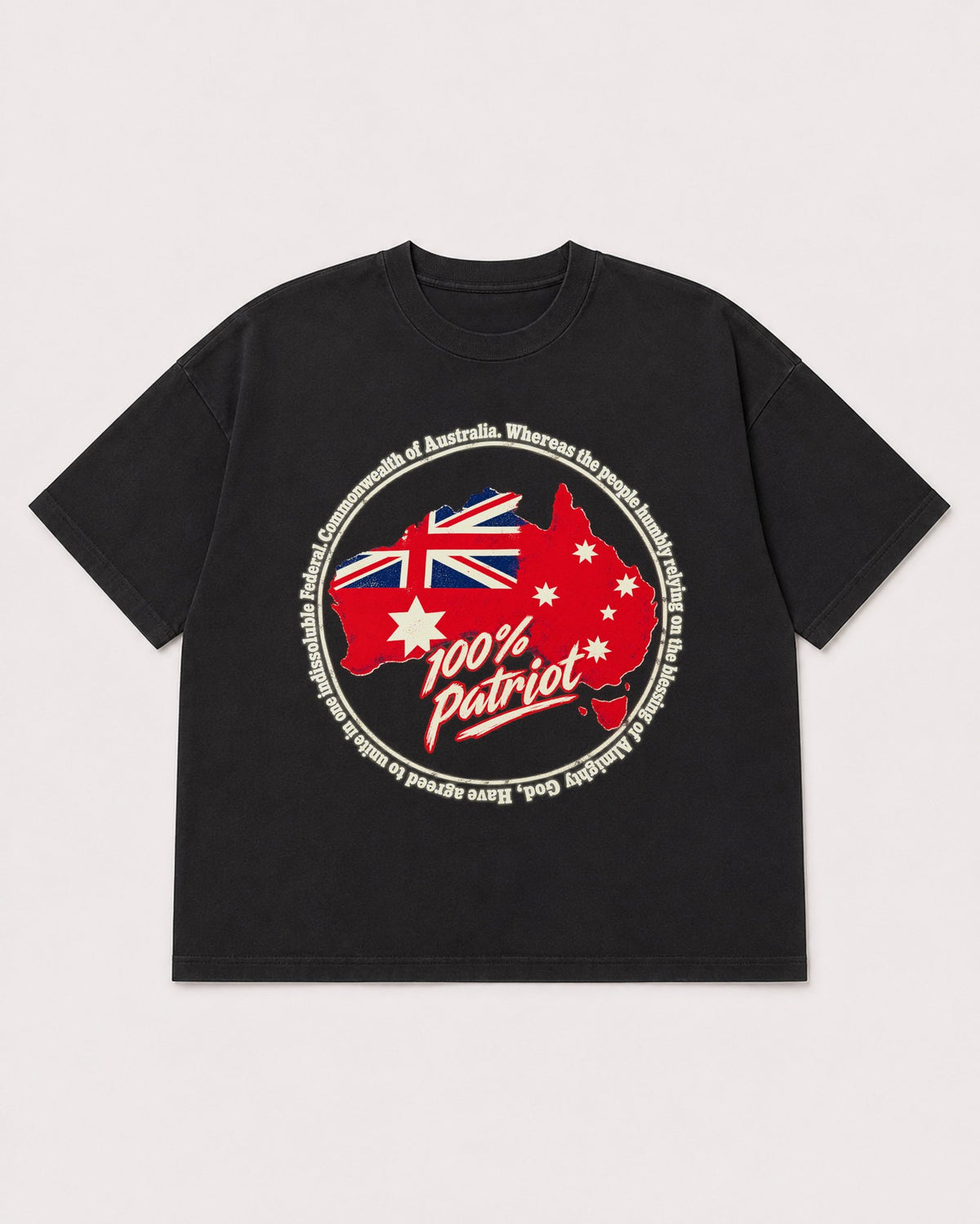 Mockup Boxy Heavyweight Tee Black product