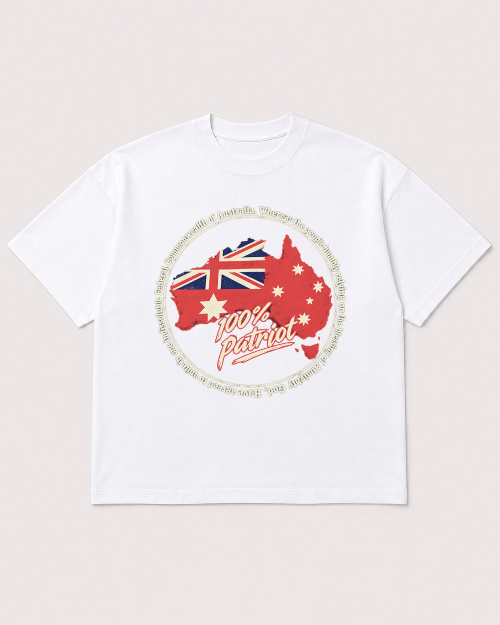 Mockup Boxy Heavyweight Tee White product