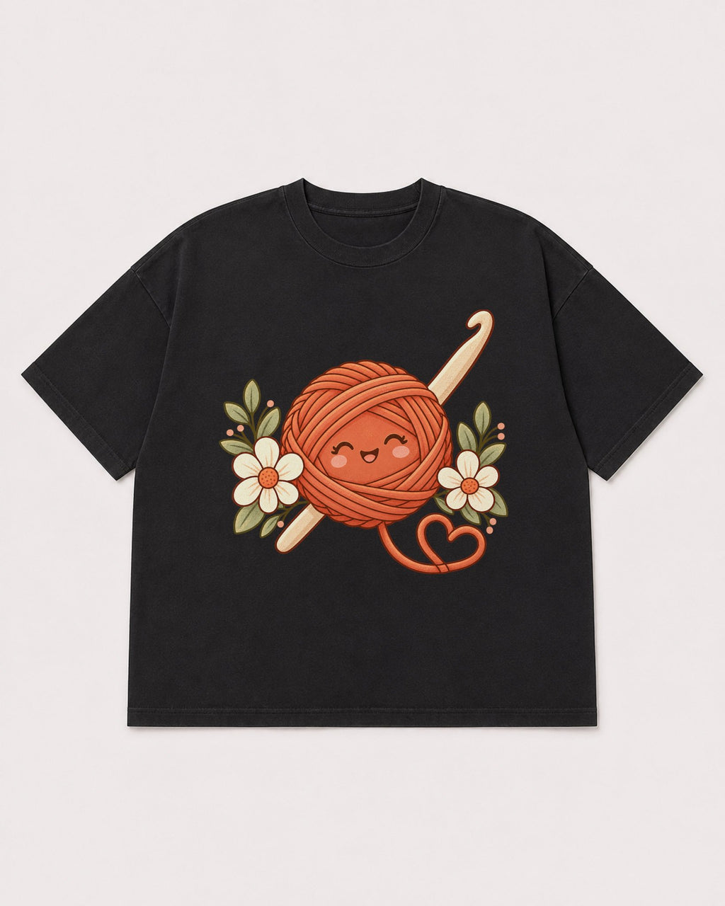 Mockup Boxy Heavyweight Tee Black product