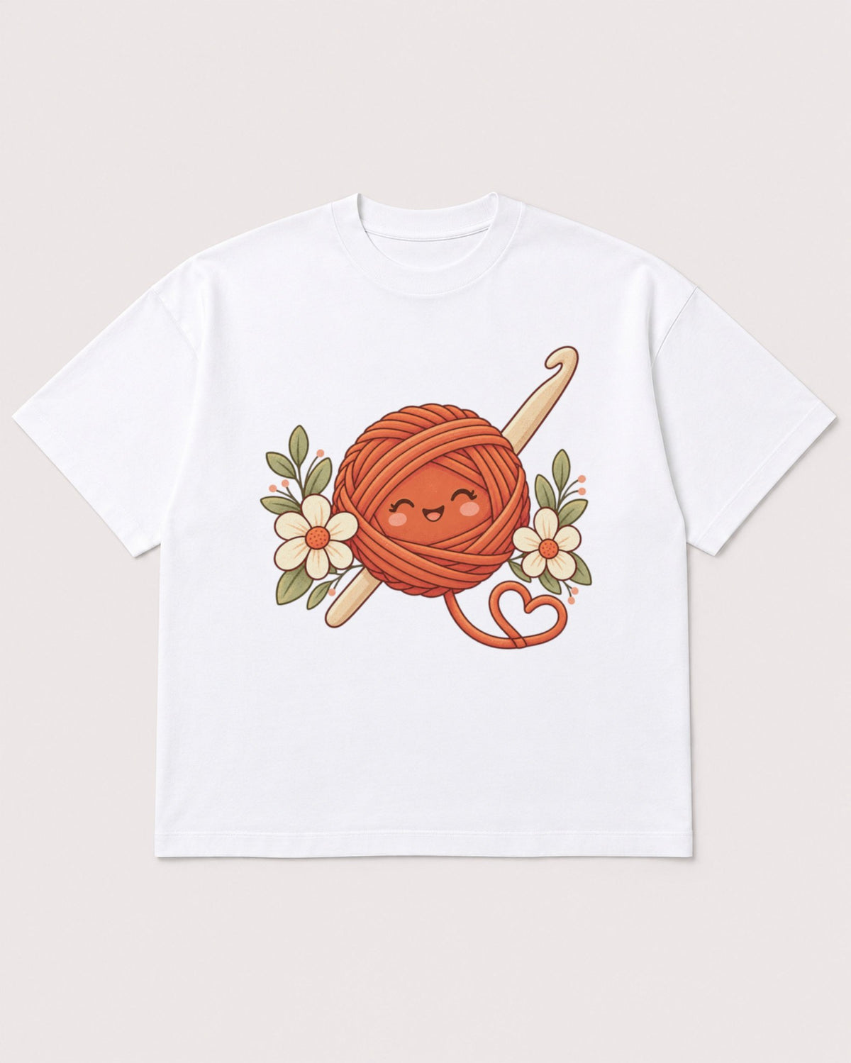 Mockup Boxy Heavyweight Tee White product