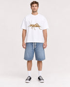 Mockup Boxy Heavyweight Tee White male full-body 08