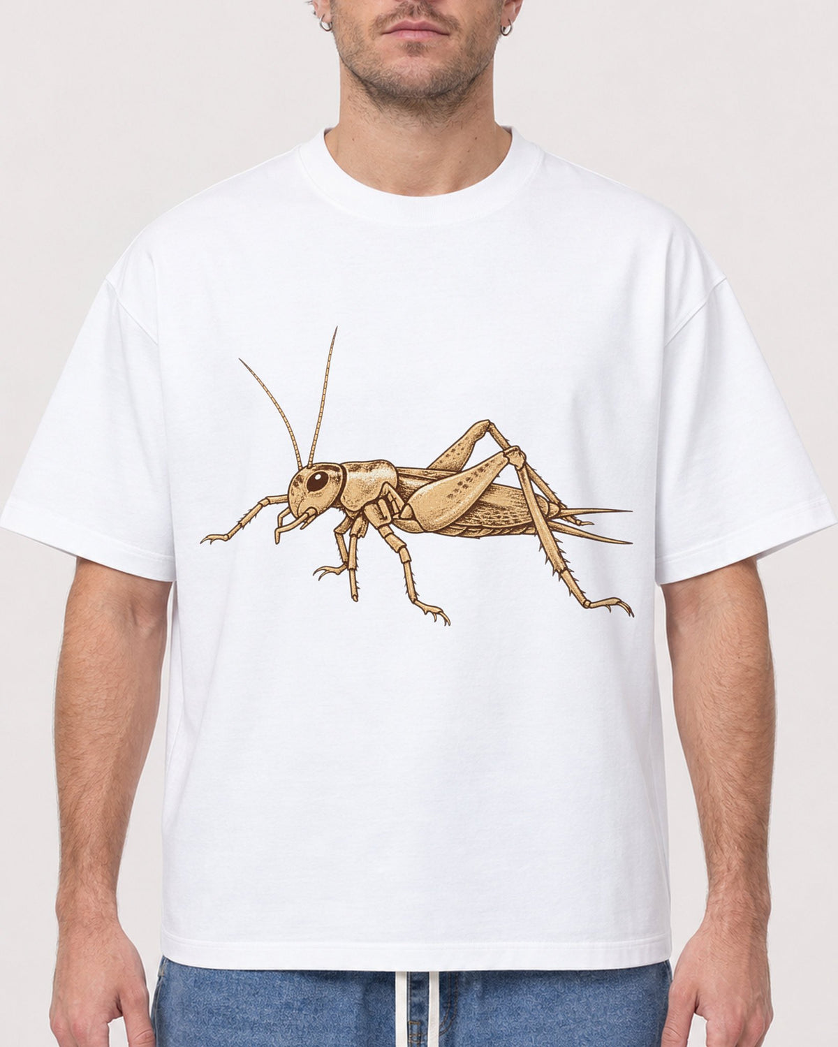 Mockup Boxy Heavyweight Tee White male close-up 08