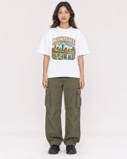 Mockup Boxy Heavyweight Tee White female full-body 02