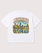 Mockup Boxy Heavyweight Tee White product