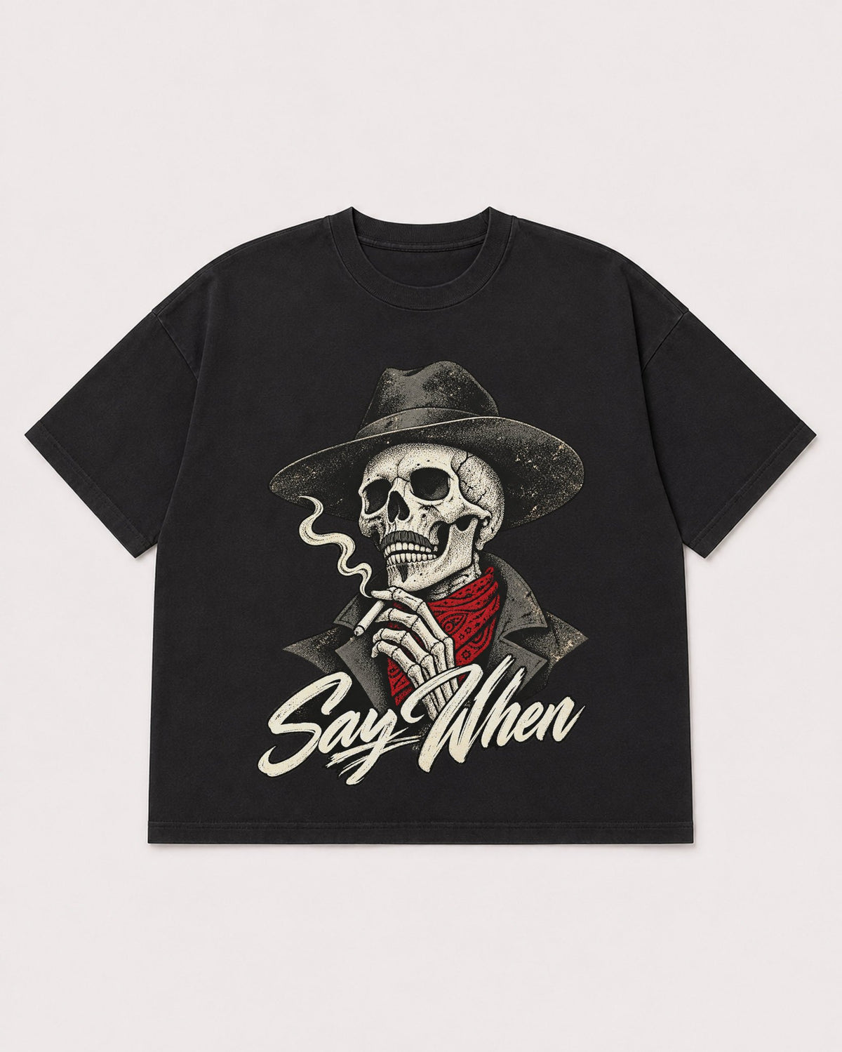 Mockup Boxy Heavyweight Tee Black product