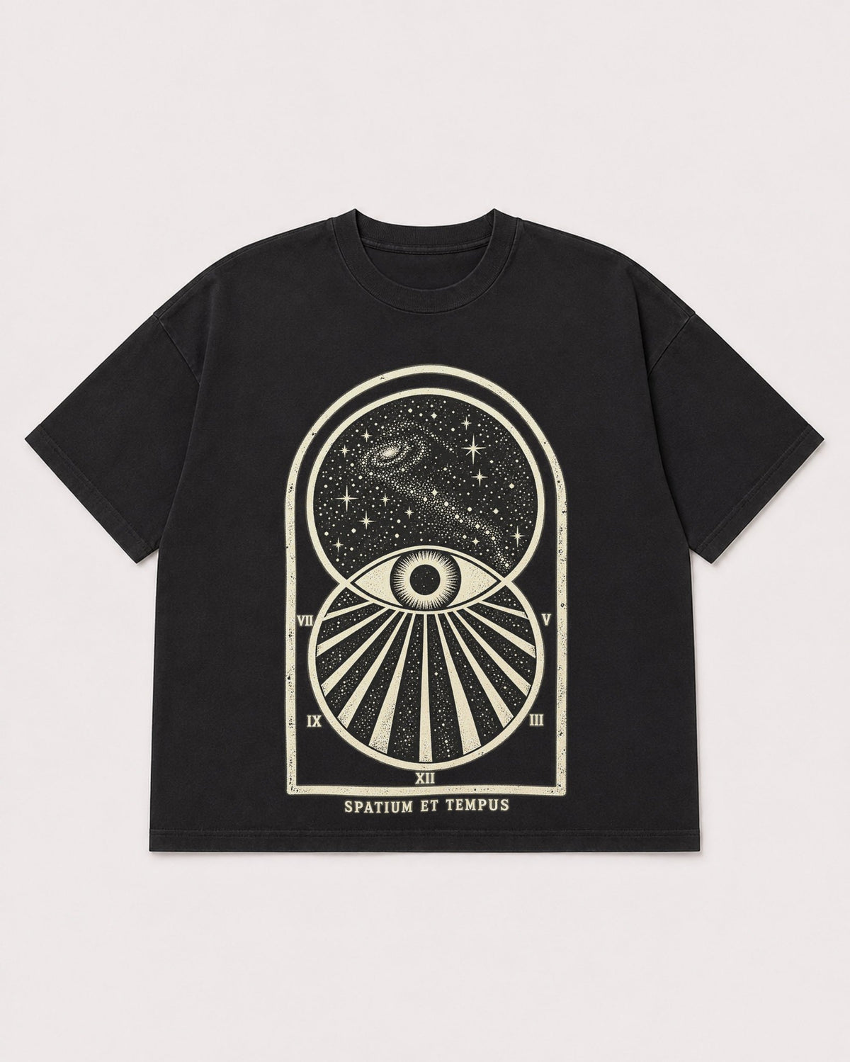 Mockup Boxy Heavyweight Tee Black product