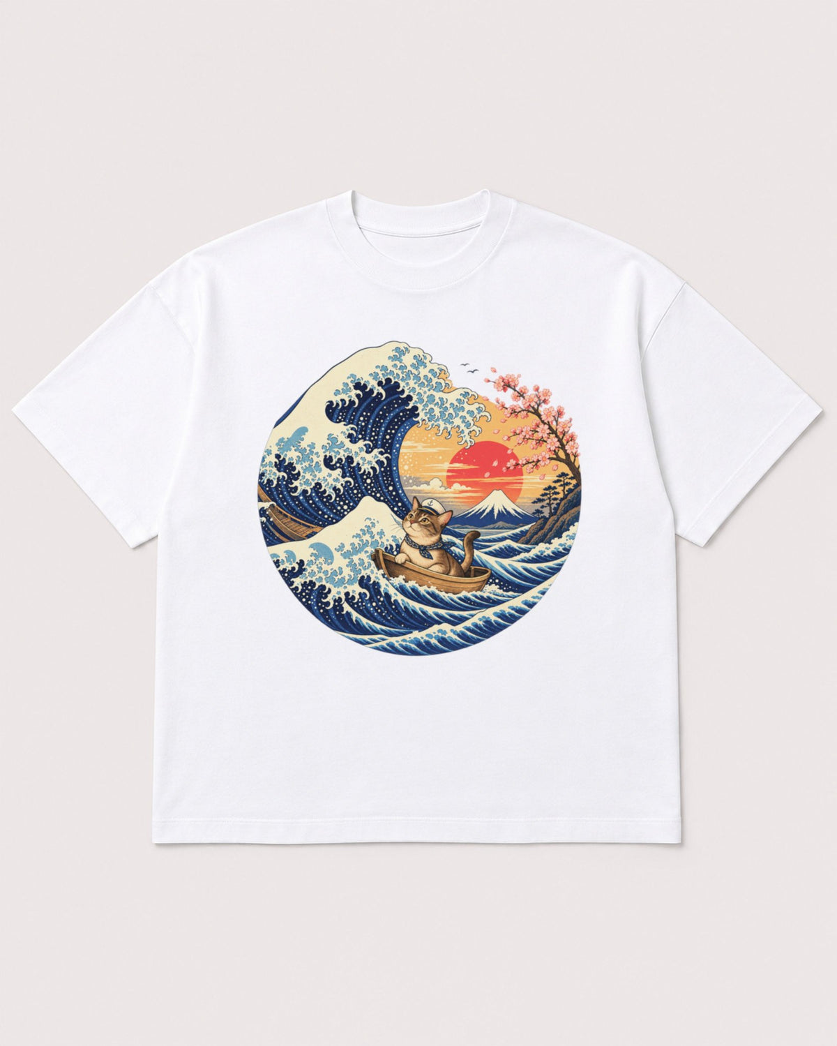 Mockup Boxy Heavyweight Tee White product
