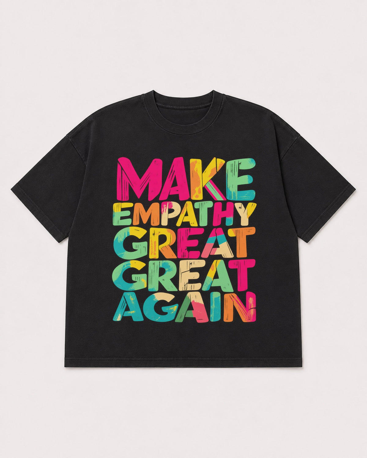 Mockup Boxy Heavyweight Tee Black product