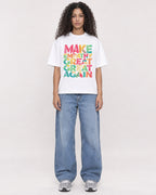 Mockup Boxy Heavyweight Tee White female full-body 10