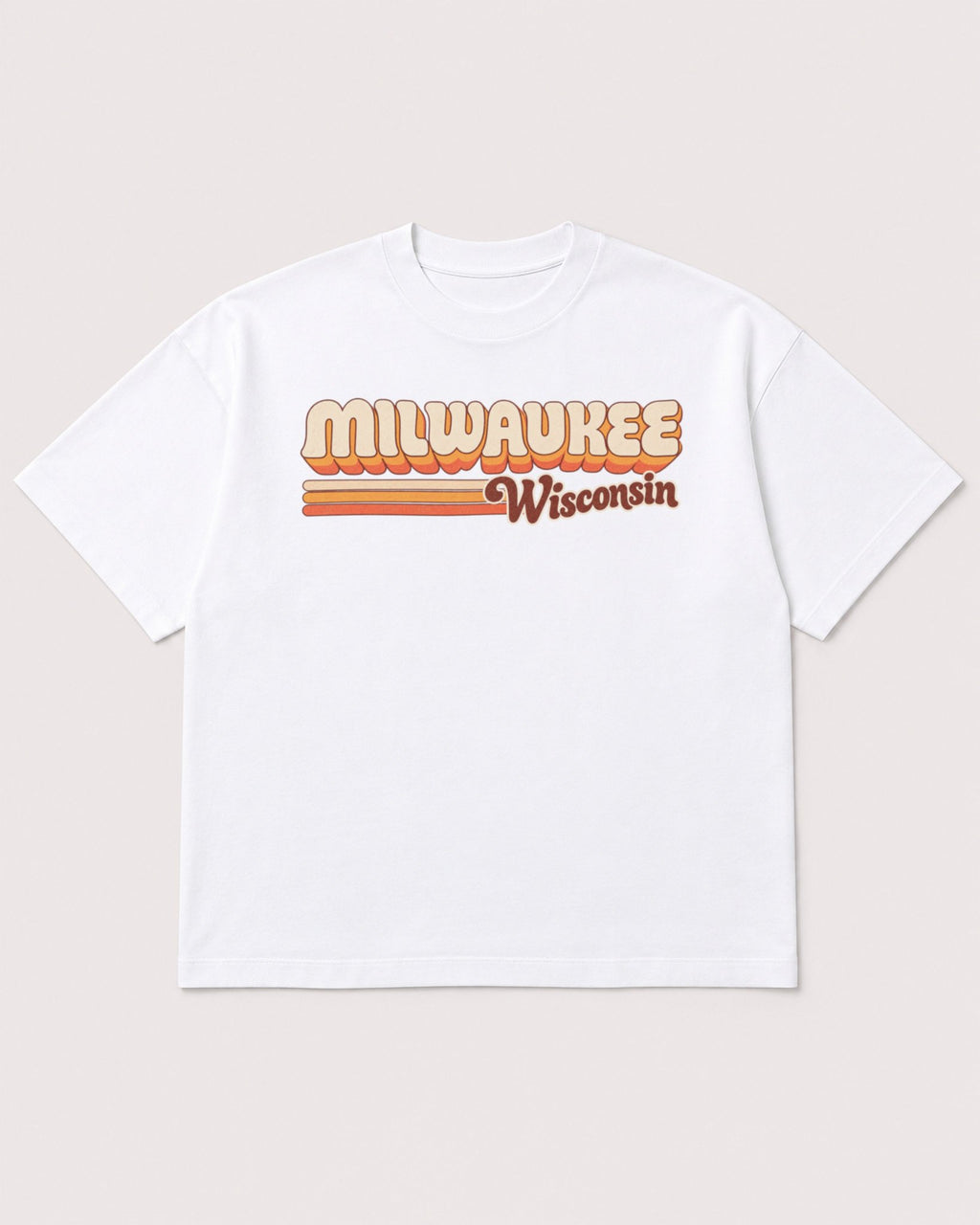 Mockup Boxy Heavyweight Tee White product
