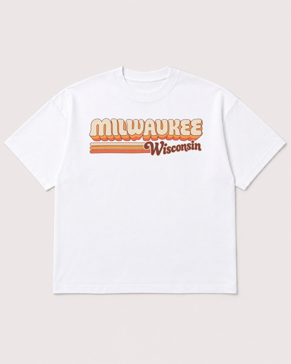 Mockup Boxy Heavyweight Tee White product
