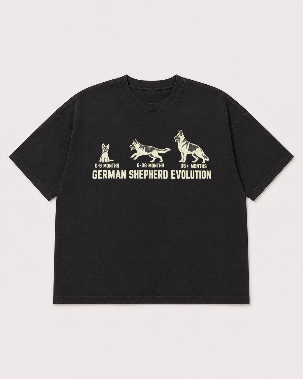 Mockup Boxy Heavyweight Tee Black product