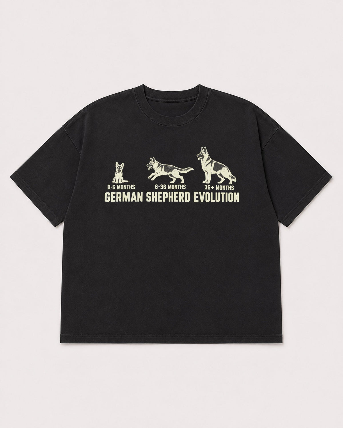Mockup Boxy Heavyweight Tee Black product
