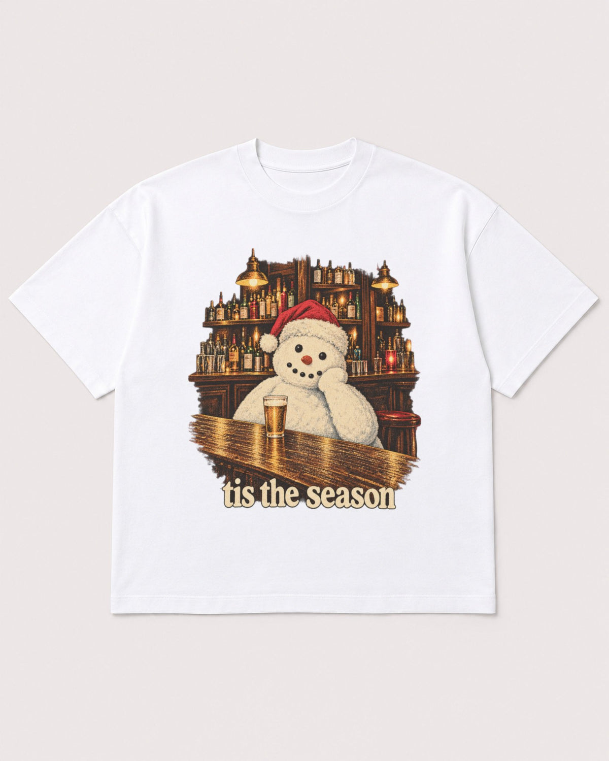 Mockup Boxy Heavyweight Tee White product