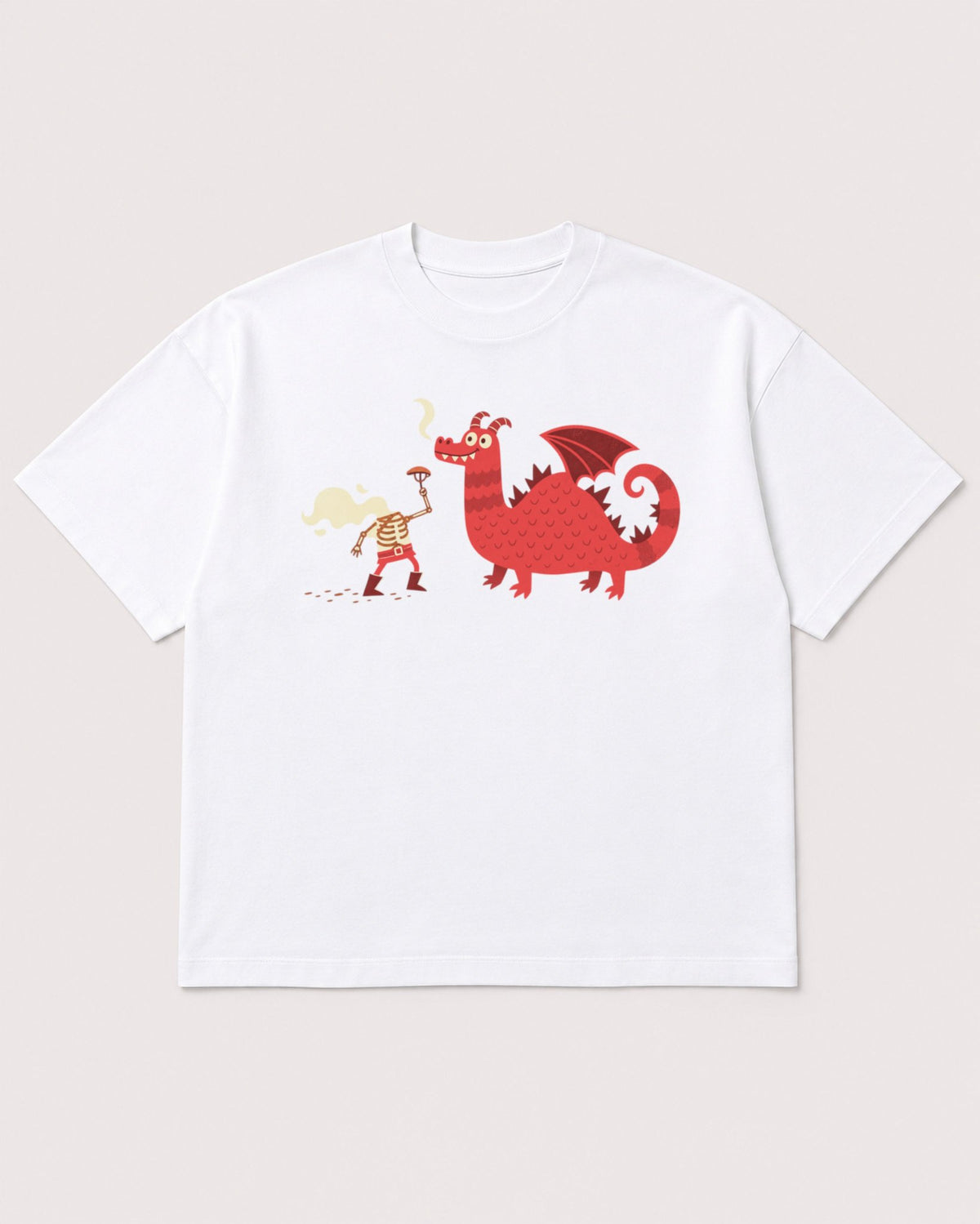 Mockup Boxy Heavyweight Tee White product