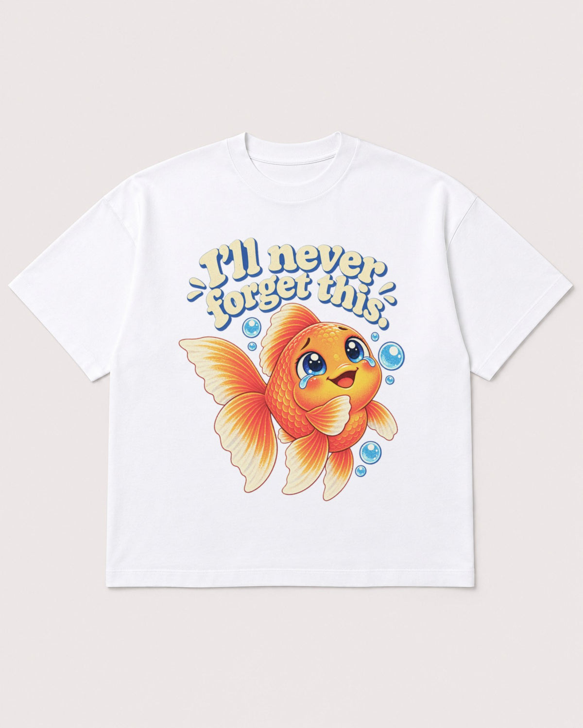 Mockup Boxy Heavyweight Tee White product