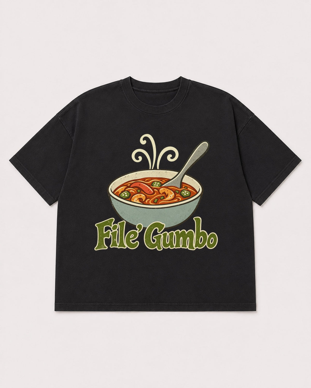 Mockup Boxy Heavyweight Tee Black product