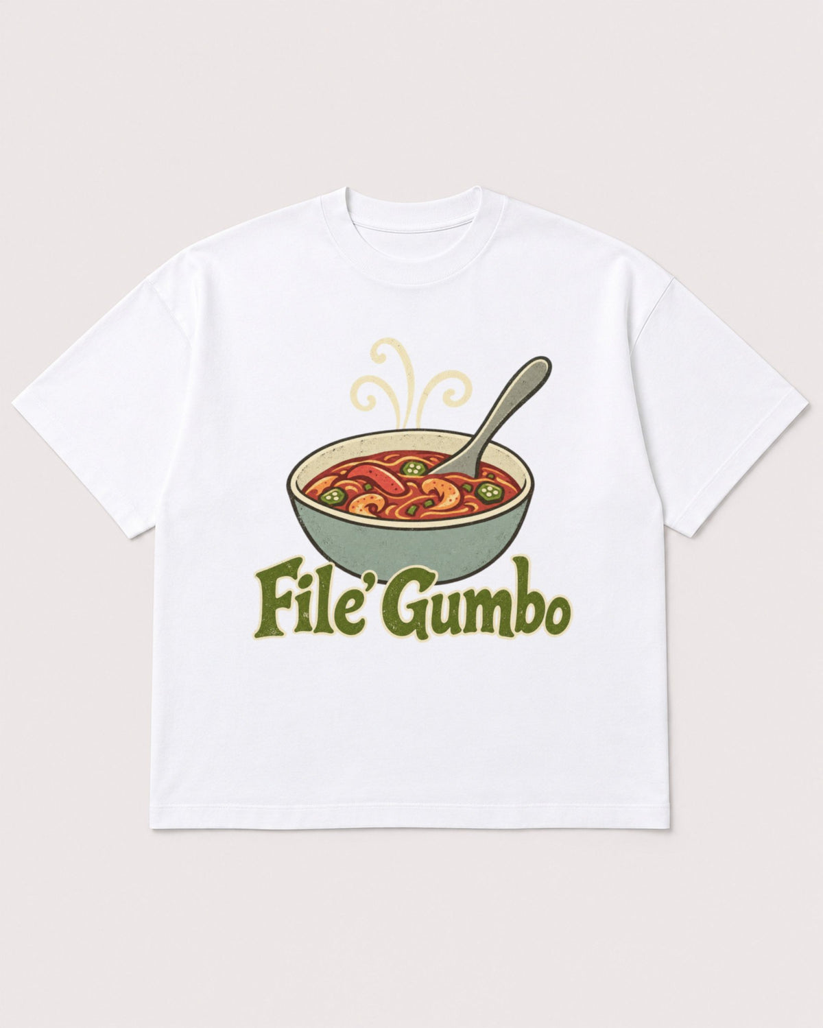 Mockup Boxy Heavyweight Tee White product