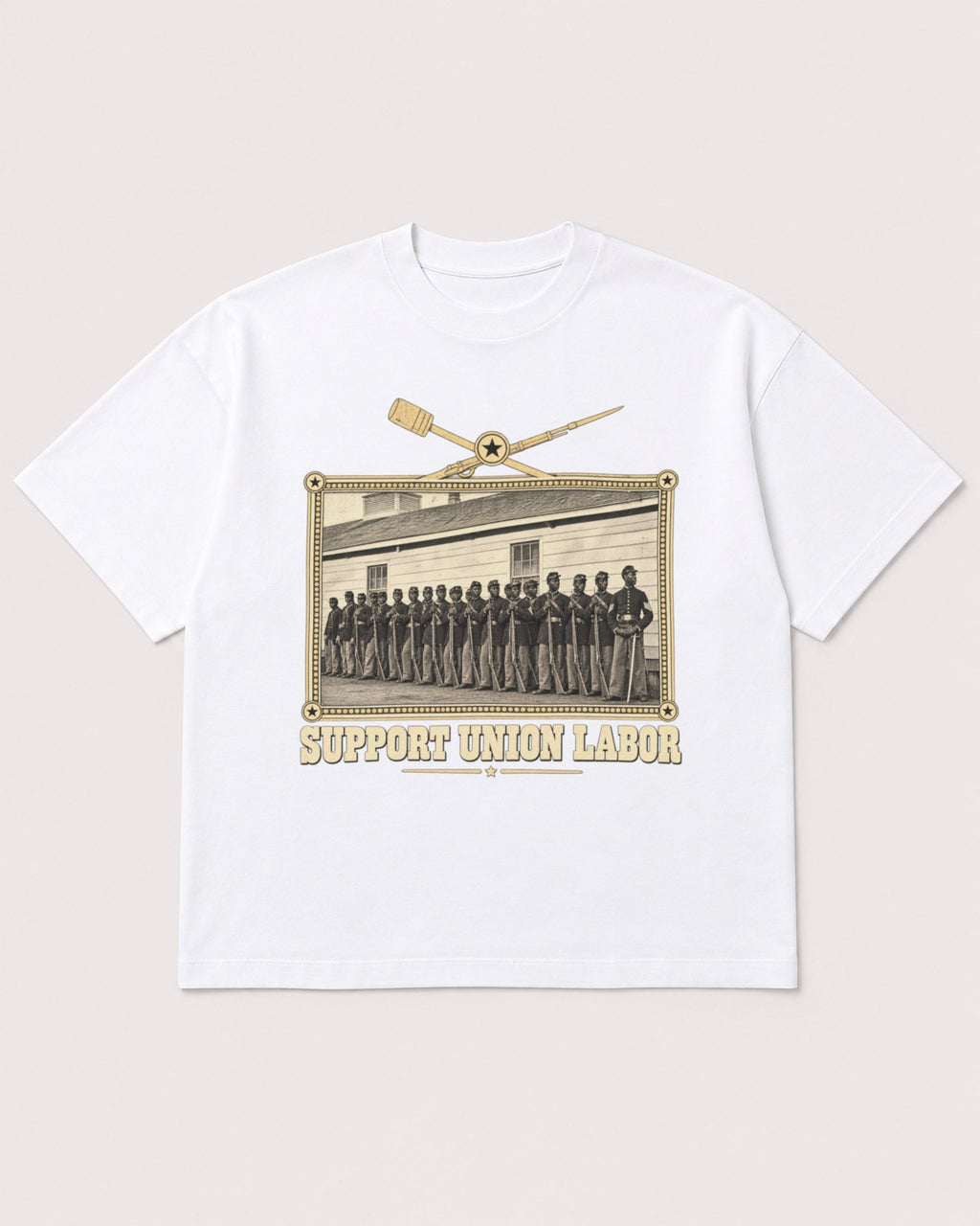 Mockup Boxy Heavyweight Tee White product