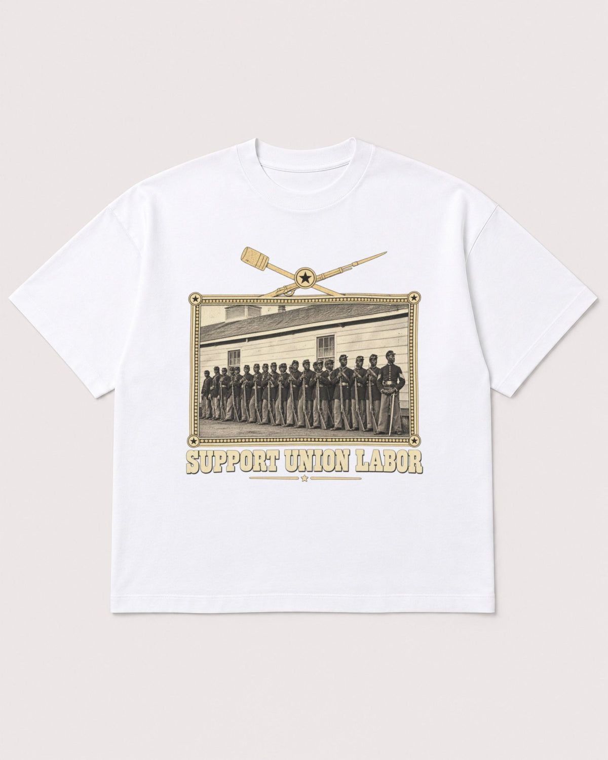 Mockup Boxy Heavyweight Tee White product
