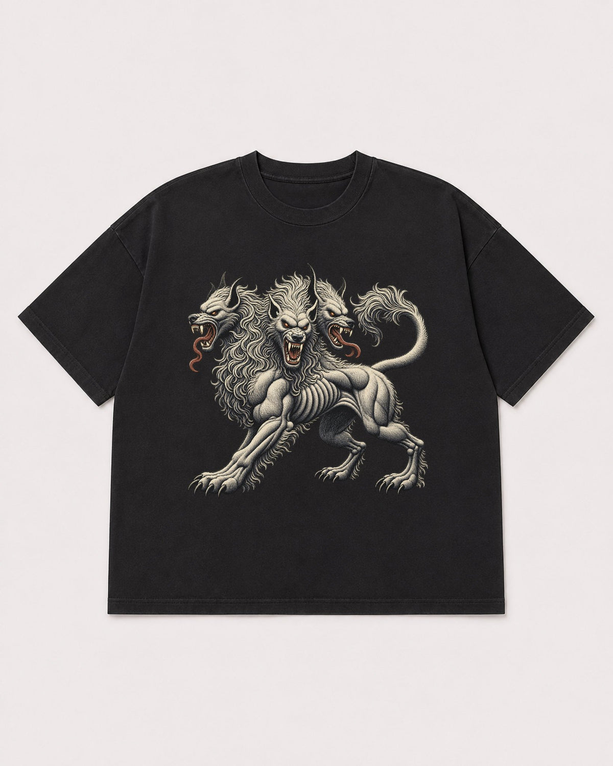 Mockup Boxy Heavyweight Tee Black product
