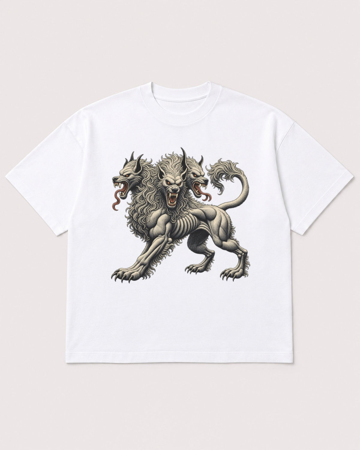 Mockup Boxy Heavyweight Tee White product