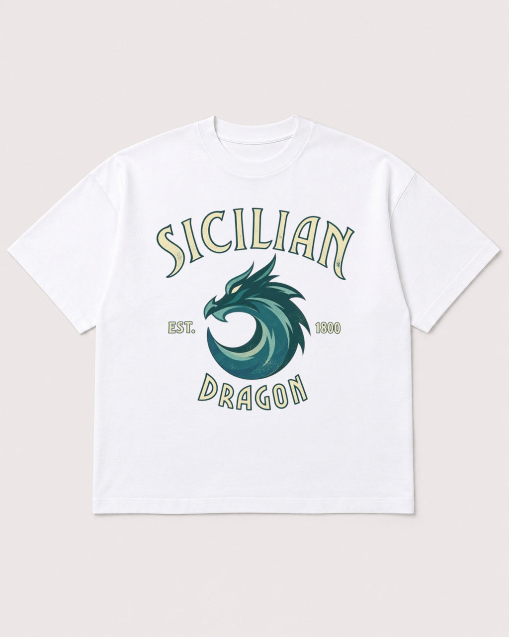 Mockup Boxy Heavyweight Tee White product