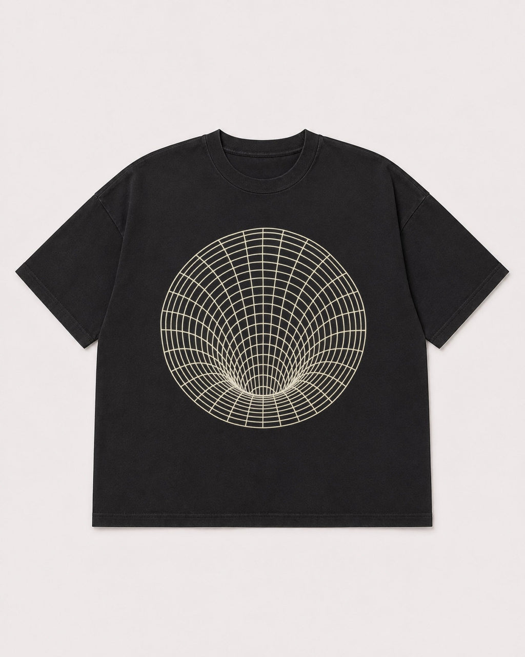Mockup Boxy Heavyweight Tee Black product