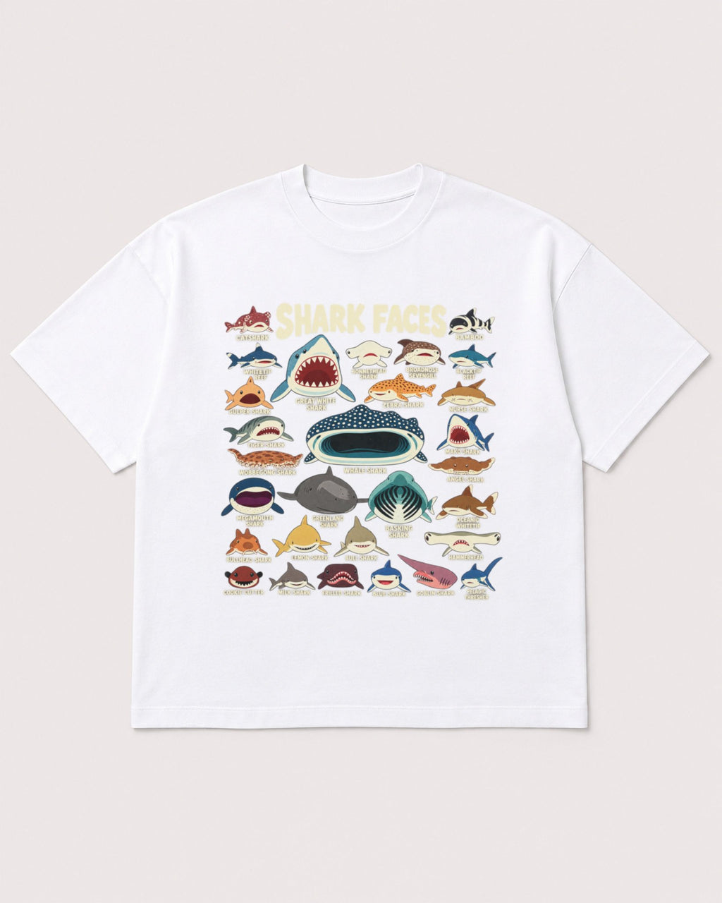 Mockup Boxy Heavyweight Tee White product