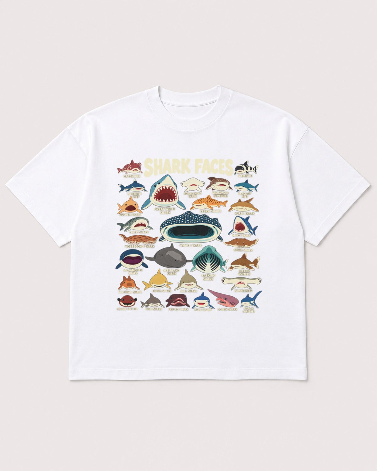 Mockup Boxy Heavyweight Tee White product