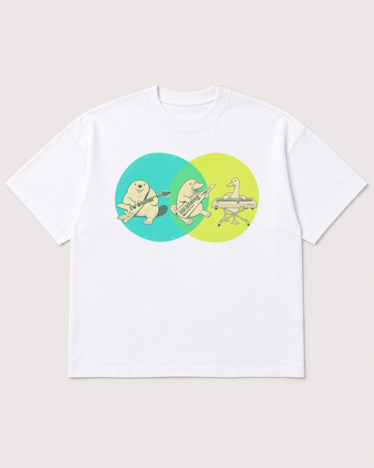 Mockup Boxy Heavyweight Tee White product