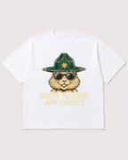 Mockup Boxy Heavyweight Tee White product