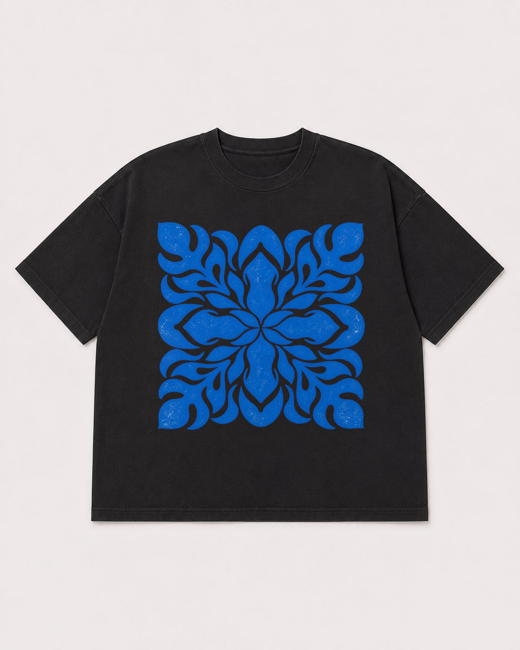 Mockup Boxy Heavyweight Tee Black product