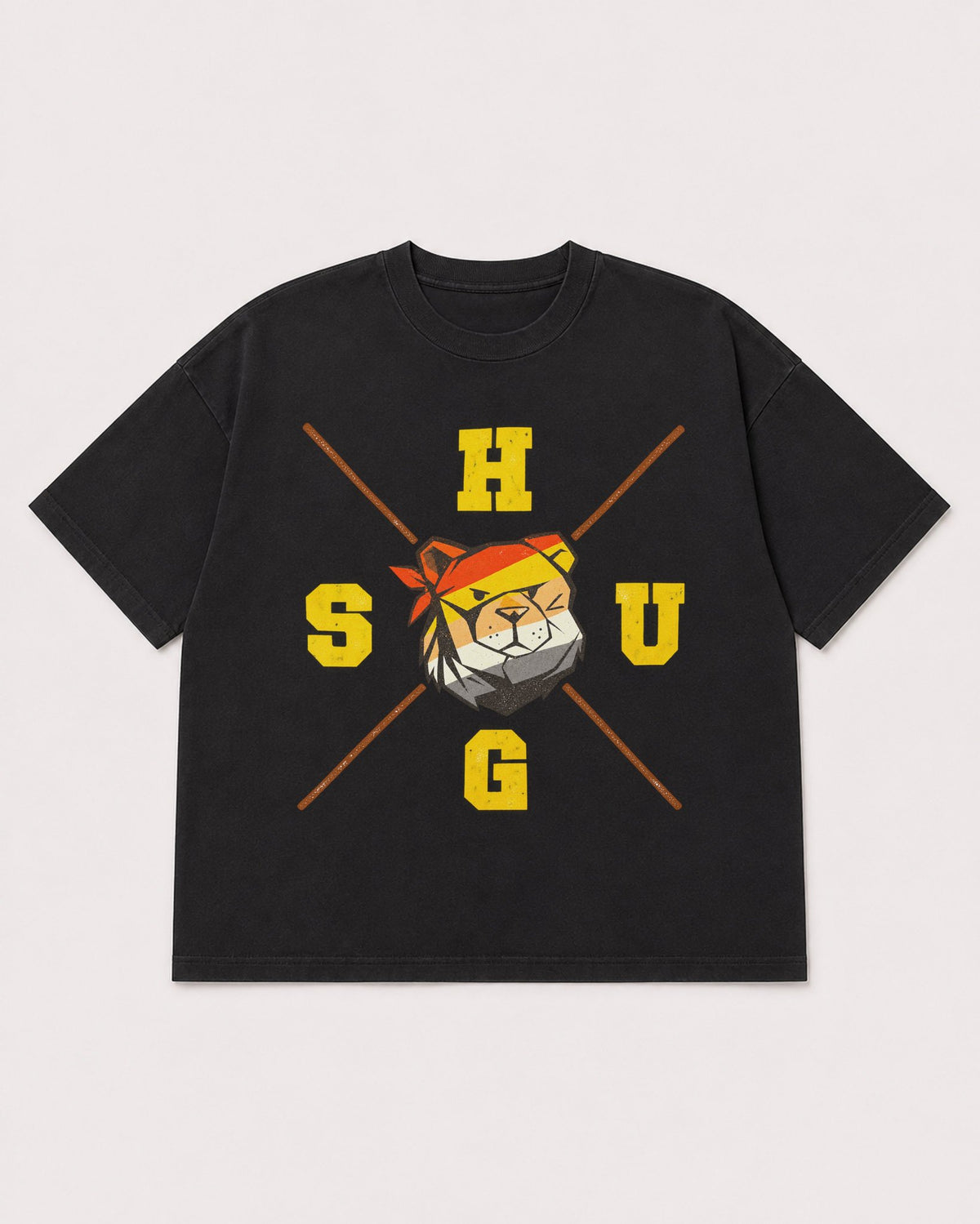Mockup Boxy Heavyweight Tee Black product