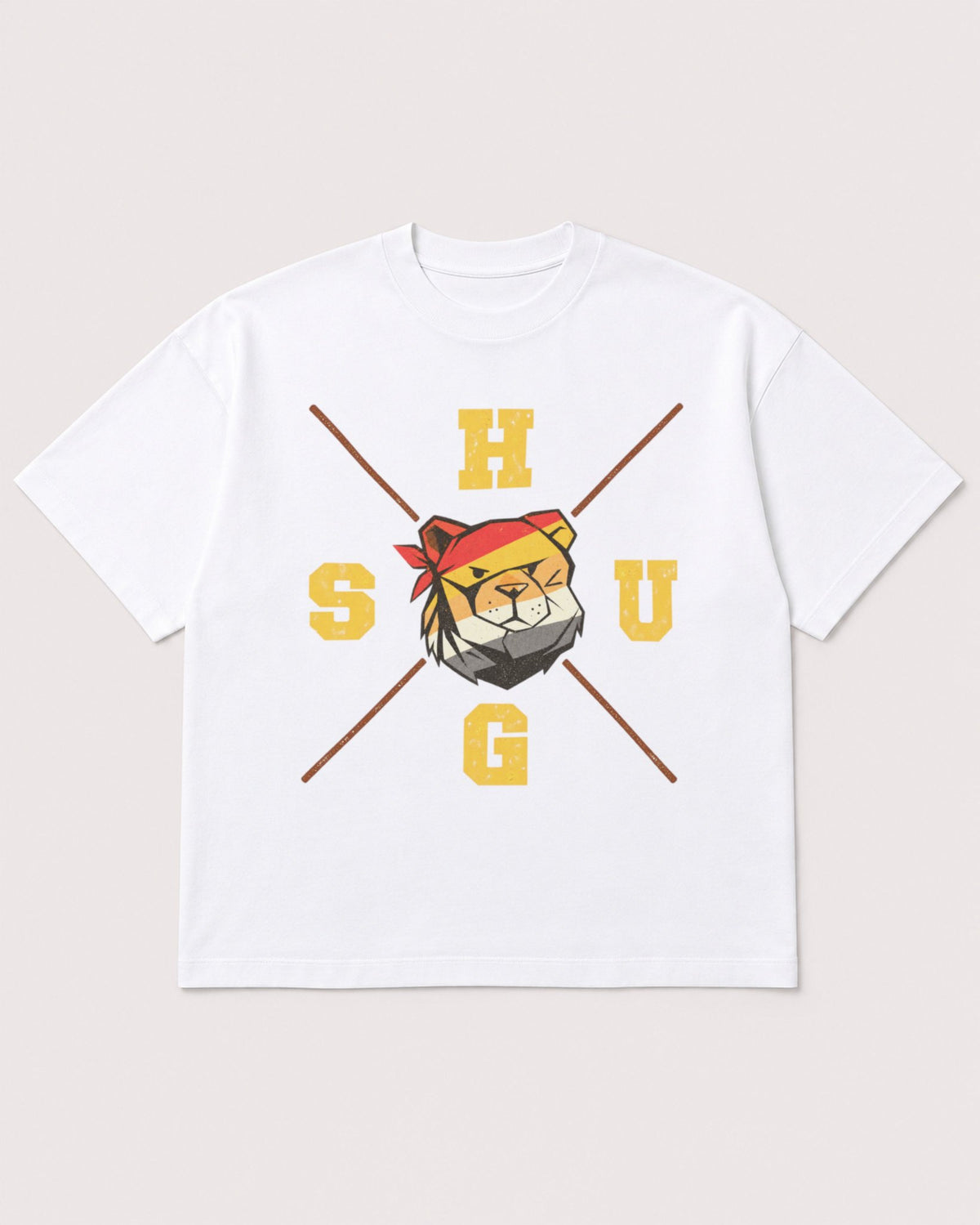 Mockup Boxy Heavyweight Tee White product