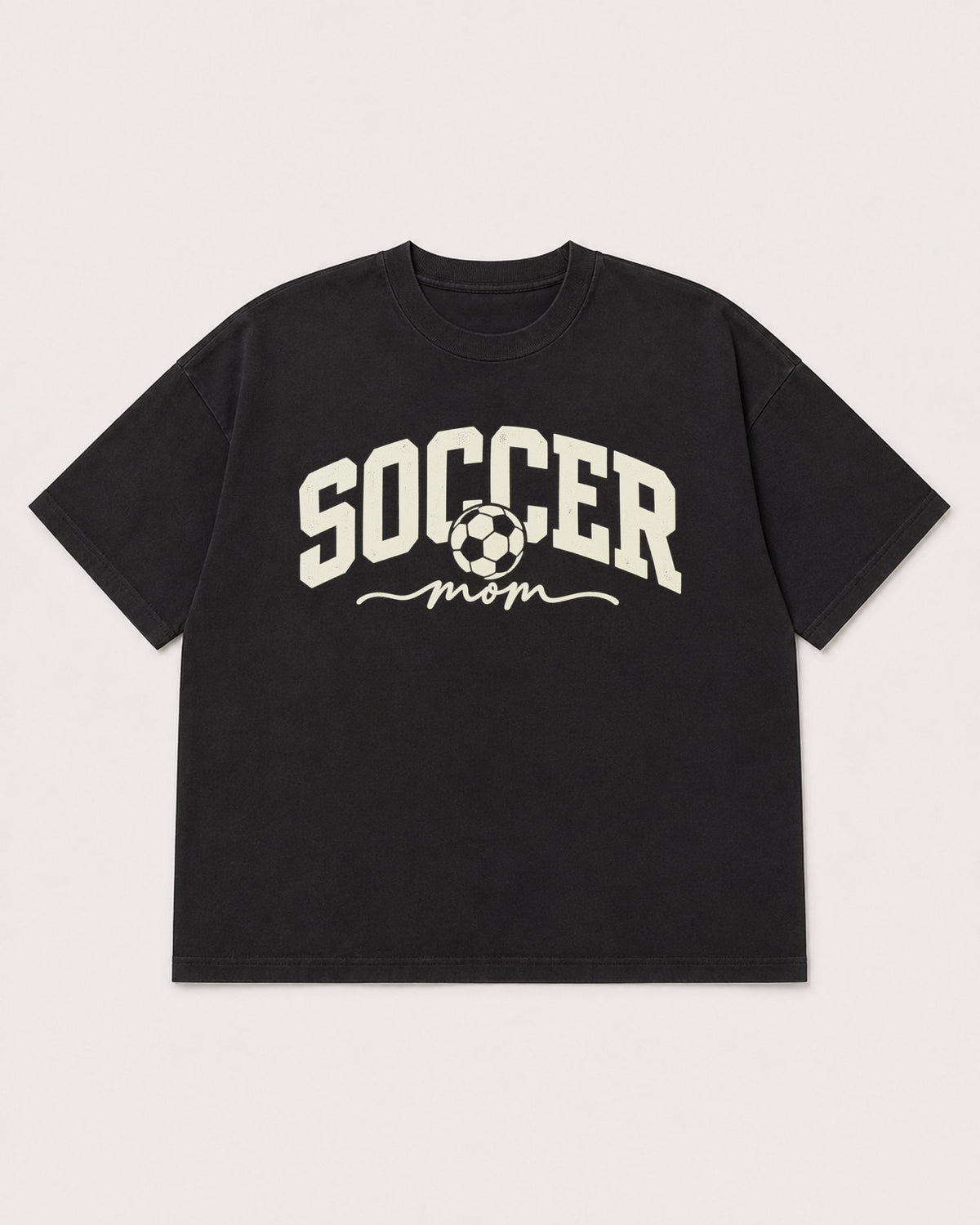 Mockup Boxy Heavyweight Tee Black product