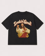 Mockup Boxy Heavyweight Tee Black product