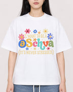 Mockup Boxy Heavyweight Tee White female close-up 01