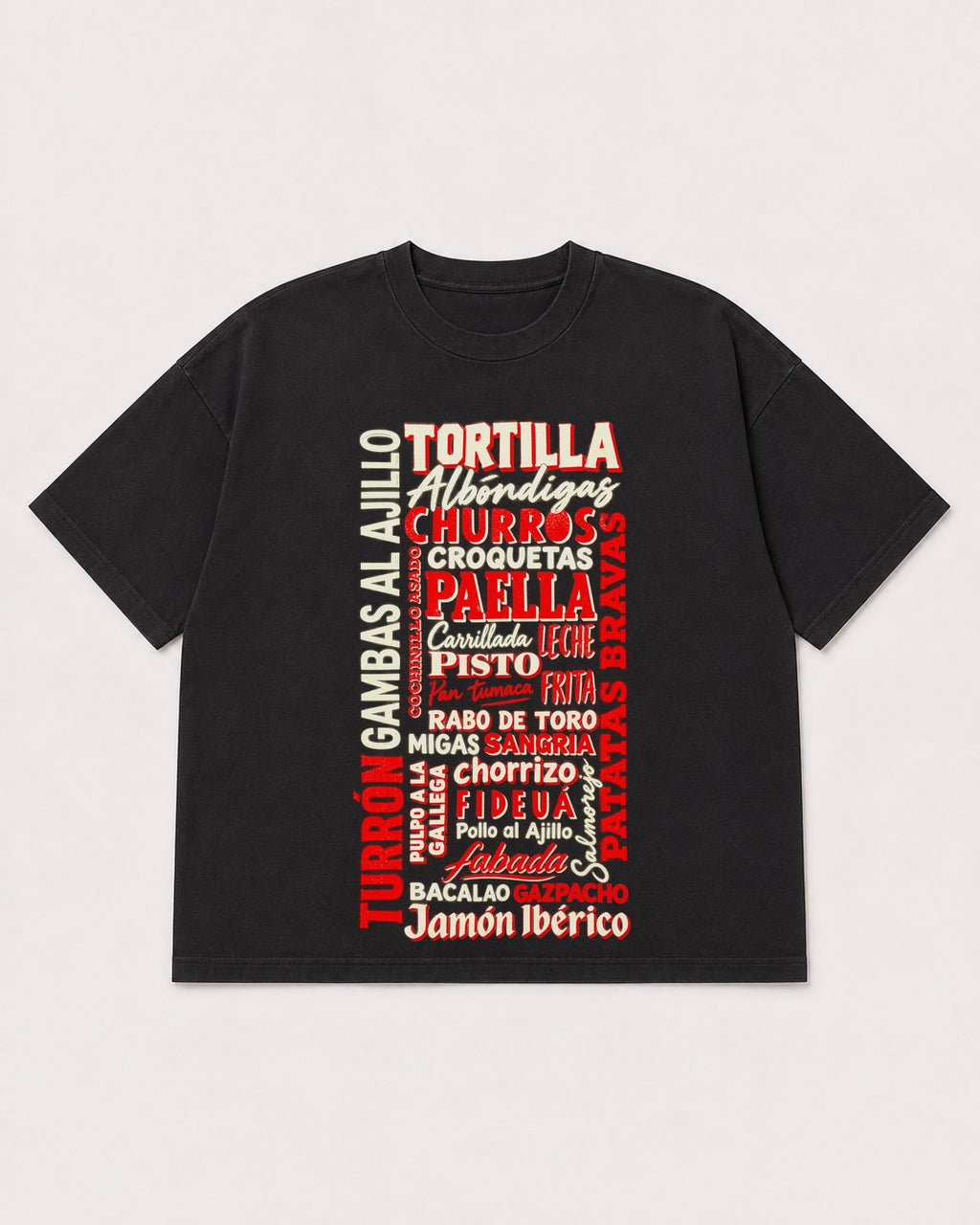 Mockup Boxy Heavyweight Tee Black product