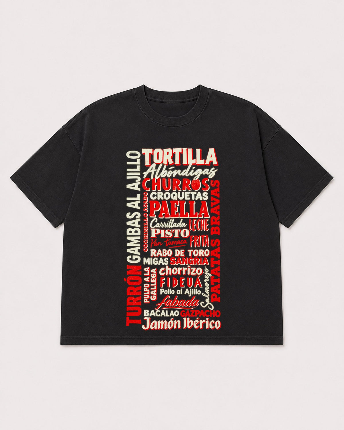 Mockup Boxy Heavyweight Tee Black product