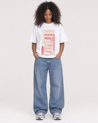 Mockup Boxy Heavyweight Tee White female full-body 05