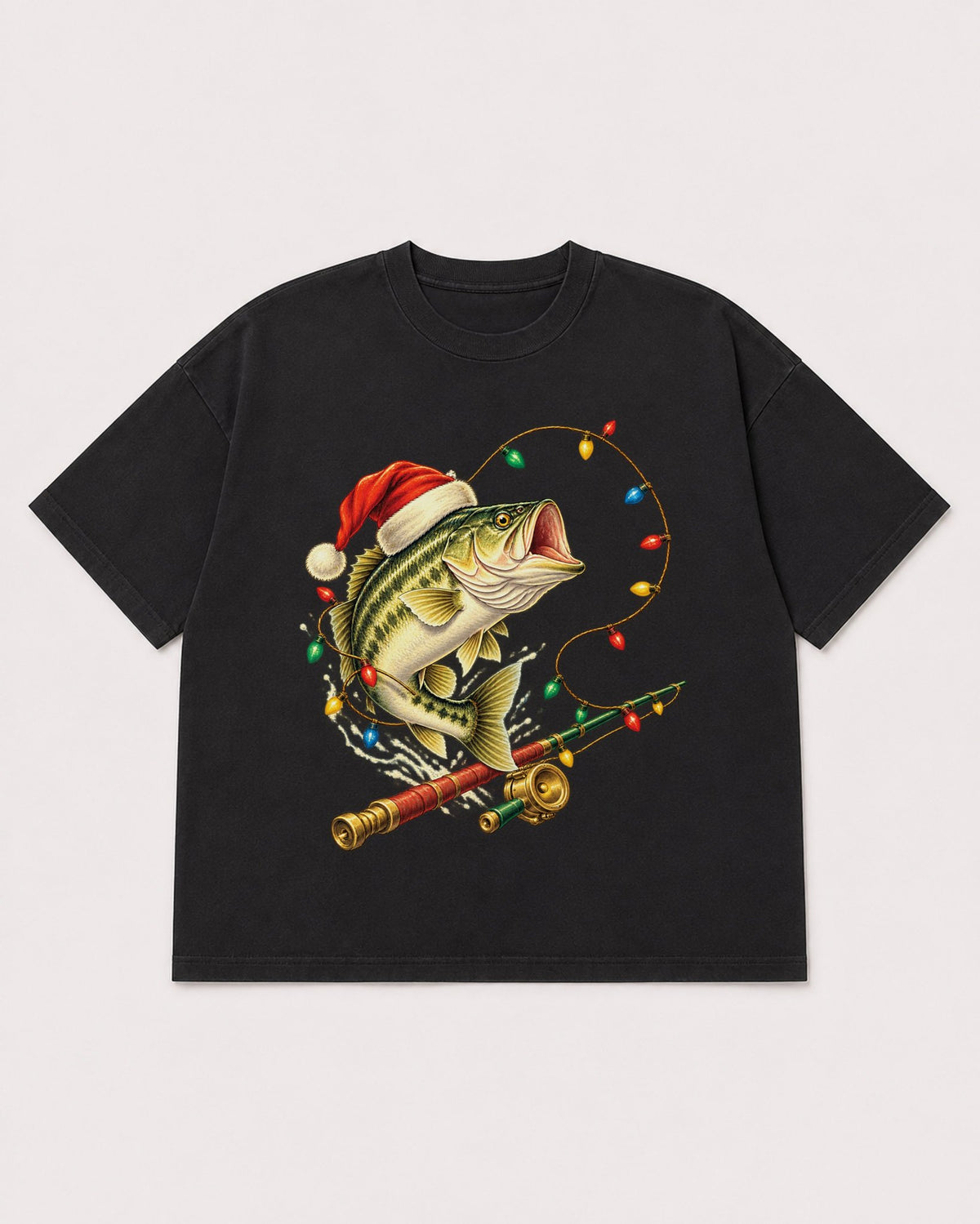 Mockup Boxy Heavyweight Tee Black product
